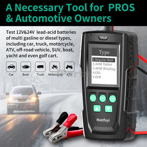 Testeur de <span class=keywords><strong>batterie</strong></span> automobile IParts Mastfuyi FY8912B 12/24V Analyseur de système de <span class=keywords><strong>batterie</strong></span> 100-2000CCA Diagnostic de charge et de démarrage - Product Image 4