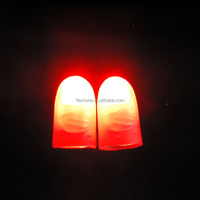 Doigts lumineux LED, doigts magiques lumineux pour les tours de close-up sur scène, accessoires pour les fêtes, Diwali, Noël