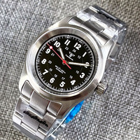 Montre de plongée 36 mm, montre automatique pour homme NH35A, étanche à 200 m, montre de plongée en acier, bracelet en acier inoxydable, saphir plat