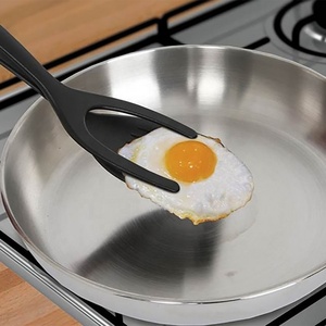 Máy Chủ Bánh Trứng Sáng Tạo + Nhíp Lật Bánh Kếp Hoàn Hảo Làm Hữu Ích Dễ Dàng Nướng Nấu Ăn Xẻng Turner Dụng Cụ Nhà Bếp - Product Image 6