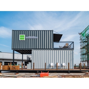 20ft di lusso moderno prefabbricato casa del contenitore a costruzione rapida Mobile prefabbricato casa ufficio bagno <span class=keywords><strong>mobili</strong></span> realizzati pannello Sandwich - Product Image 2