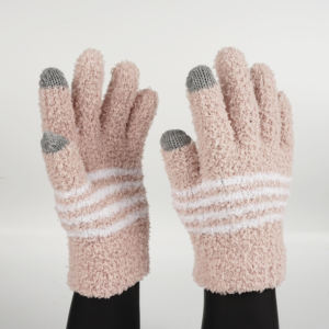 Gants à écran tactile acrylique 3 couleurs en gros | Fabricant OEM/ODM | Chaleur et technologie - Product Image 2