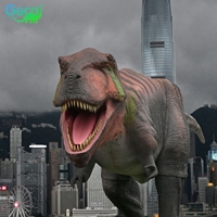 Gecai Museum 3d Véritable Robot Réaliste Animatronique Dinosaure Grand T-rex Dinos Statues Modèle Pour Parc