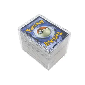 Armazenamento portátil Trading card deck Box MTG Cards Deck Case, TCG CARDS Trading Deck Caso De Armazenamento Para Magic/Po kemon/Yugioh