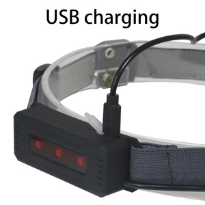 Lampe frontale de chargement USB pour la pêche et le cyclisme en plein air <span class=keywords><strong>bandeau</strong></span> ultra lumineux et doux avec bande de <span class=keywords><strong>LED</strong></span> <span class=keywords><strong>COB</strong></span> vente en gros - Product Image 6