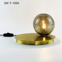 Lámparas de Noche Decorativas Chinas G9, Lámpara de Mesa Moderna de Lujo Dorada con LED para Dormitorio, Hotel y Hogar