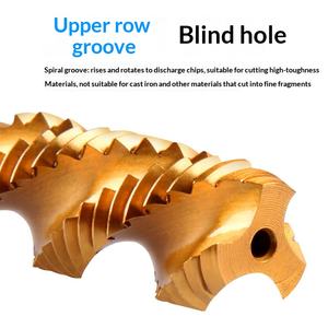 钛镀层加工机用螺旋钻头，不锈钢钻头，M3-M4-M5-M6-M8-M10 公制 中国 - Product Image 3