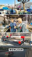 WONLEAN découpeuse de tuyau de feuille de jet d'eau cnc entièrement automatique de haute précision