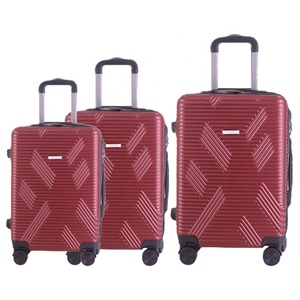 Ensemble de valises trolley modernes en fibre ABS, légères, étanches, à 8 roues, tailles 20, 24, 28 pouces, pour la vente en gros - Product Image 2