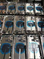 Coque de protection pour iPhone X/XR/XS/XSMax/11/12/13/14/15/16 Mini Plus Pro Max avec emplacement SIM, avec matériau et cadre central