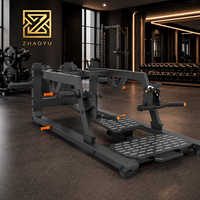 Machine à Squat et à Lunge à Charge Libre ZY pour Entraînement de la Force du Bas du Corps en Salle de Sport
