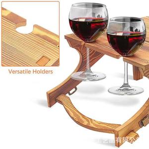 <b>Wooden</b> Folding <b>Table</b> Rectangular Outdoor Portable Picnic <b>Table</b> With Storage Basket Convertible <b>Foldable</b> Design - Product Image 4