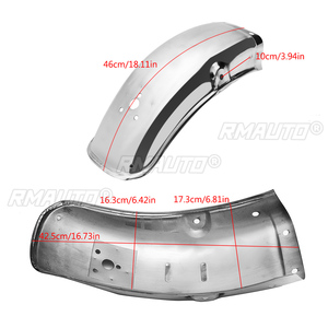 Guardabarros Trasero de Acero Inoxidable para Motocicleta, Guardabarros Antisalpicaduras para Suzuki GN125/GN250 - Product Image 6