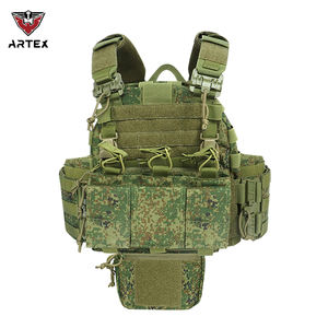 Chaleco Táctico de Camuflaje ARTEX, Chaleco Modular con Correas Desmontables y Sistema de Cinturón con Bolsa para Cargadores - Product Image 1