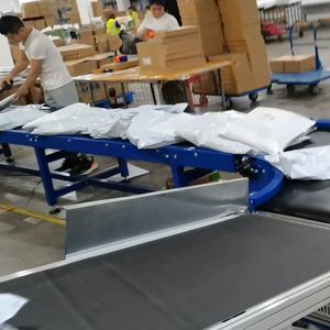 180/90 Graden Pvc/Pu Draaiband Transportband Curve Transportband Systeem Voor Geautomatiseerde Logistieke Transportsystemen Assemblagelijn - Product Image 3