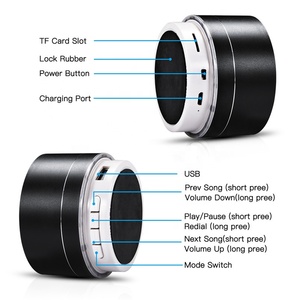 Haut-parleur portable sans fil Bluetooth A10, mini caisson de basses stéréo, coloré, pour fêtes en extérieur, grande capacité de batterie, prend en charge les cartes SD - Product Image 3