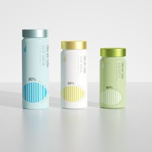 Nuovo Contenitore Vuoto in Metallo per Medicinali, Capsule con Anello a Strappo, Flacone per Vitamine e Integratori - Product Image 3