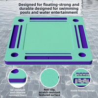 Plateau de jeu Mahjong et dominos flottant et étanche en EVA souple, exclusivité transfrontalière, pour la natation, fabriqué à Huizhou