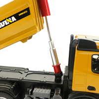 Huina 1/14 alliage RC camion à benne basculante chargeur multifonctionnel modèle de véhicule d'ingénierie à benne basculante jouets et cadeaux en métal pour enfants