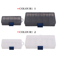 Boîte à appâts imperméable et résistante aux chutes, accessoires de pêche, boîte de rangement 5 compartiments pour la pêche