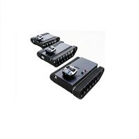 Chasis Robótico de Alta Capacidad de Carga, Chasis Robótico Móvil, Plataforma UGV con Orugas de Goma para Todo Terreno, Chasis con Orugas de Acero Inoxidable