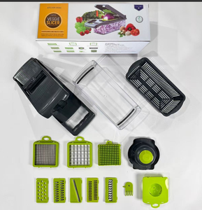 إكسسوارات مطبخ للبيع بالجملة من المصنع مباشرة، قطاعة طعام 14 في 1، مفرمة خضروات وبصل، قطاعة مندولين، قطاعة خضروات متعددة الوظائف - Product Image 3
