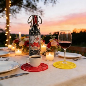 แผ่นรองจานซิลิโคนทรงกลม ทนความร้อน ใช้กับเครื่องล้างจานได้ เหมาะสำหรับการตั้งแคมป์และกิจกรรมกลางแจ้ง - Product Image 2