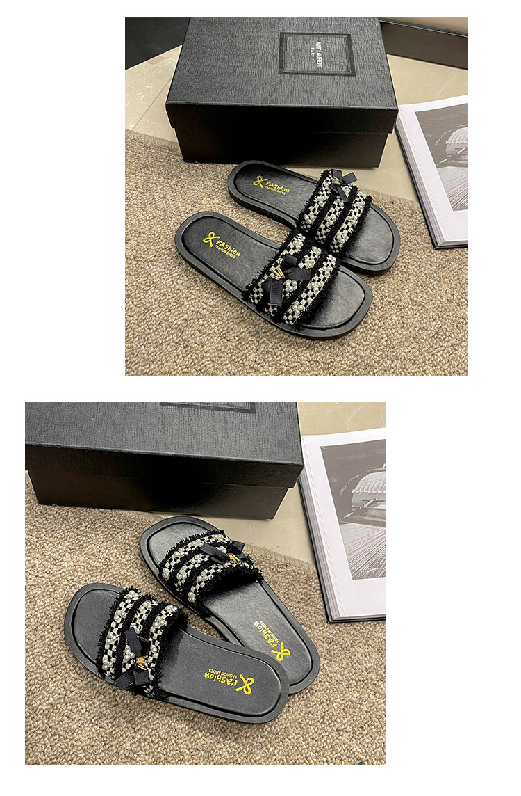 New Summer PU Casual Slides Slippers Flat Sandals for Women and Ladies Shoes Wholesale