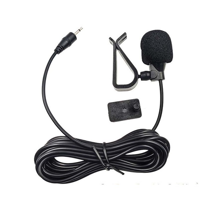 Professionals Car Audio Microphone 3M Elbow Plug Mic Mini Wired External Microphone For Auto DVD Radio