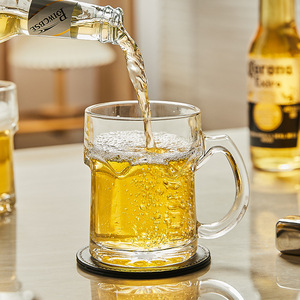 แก้ว<span class=keywords><strong>เบียร์</strong></span>พร้อมหูจับ,บาร์เบลเยียม <span class=keywords><strong>Hoegaarden</strong></span> แก้วน้ำใสพิมพ์โลโก้ - Product Image 5