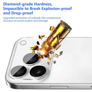 Protector de Lente de Cámara HD Antirrayas Completo de Cristal Templado para iPhone 17 Air 16 15 13 Pro Max - Product Image 5