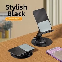 Support de téléphone de bureau en métal For Source |   Rétractable et pliable |   Support rotatif à 360 degrés |   Tablettes universelles Q10-M portables