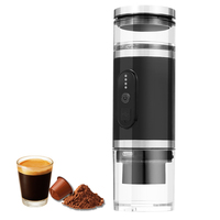 3 in 1 veicolo per il riscaldamento dell'acqua auto viaggio polvere capsula Espresso macchina da caffè USB portatile macchina da caffè con latte