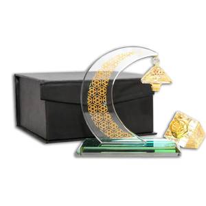 Cadeaux islamiques musulmans arabes populaires pour le Ramadan, souvenirs, flacons de parfum, lampes en cristal - Product Image 1