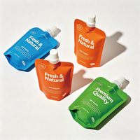 Pochettes souples à bec verseur de haute qualité pour liquides, 30ml, 50ml, 100ml, pour shampoing et lotion
