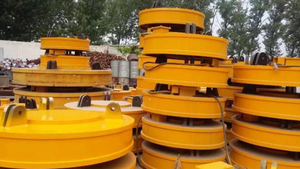 <span class=keywords><strong>Mini</strong></span> ganchos forjados electromagnéticos, 120kg, 150kg, elevador magnético eléctrico, imán de excavadora para placa de acero - Product Image 2