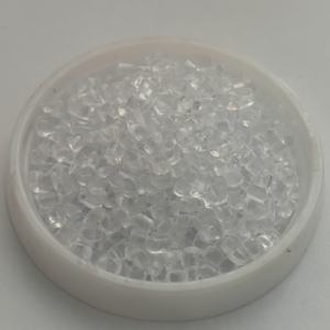 Granulés de plastique de qualité d'injection V0 ignifuges blancs en matériau PC Forte fluidité pour les granulés de PC Shell d'appareils électriques - Product Image 2