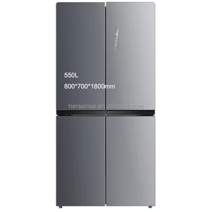 <b>Refrigerator</b> and Freezers Home Household Dual Zone Fridge Bottom Freezer 4 Door Home Kitchen Side by Side Modern Inverter Househ - Product Image 1