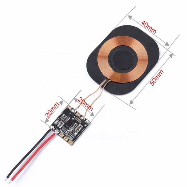 15W Wireless Charging Receiver PCBA Module 12V/9V Power Output for Wireless Receiver PCs