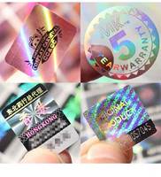 Étiquette de sécurité personnalisée en hologramme 3D en matériau PET pour rouge à lèvres, électronique grand public, soins de la peau et parfums