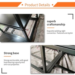 Présentoir Minimaliste Multi-Zones en Métal pour Accessoires de Salle de Bain : Robinet et Ensemble Douche - Product Image 3