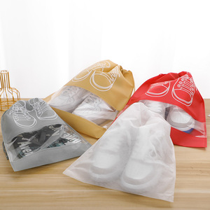 Không dệt bụi bằng chứng Túi giày dây rút Vàng phòng chống Túi xách tay du lịch bao gồm lưu trữ túi - Product Image 5