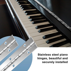 Hot Bán Chất Lượng 304 Không Gỉ Đàn Piano/Liên Tục Bản Lề Nhiệm Vụ Nặng Nề Đàn Piano Bản Lề Thép Không Gỉ 304 1000Mm Dài 40Mm 2Mm - Product Image 4