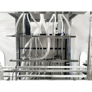 เครื่องบรรจุของเหลวอัตโนมัติ ควบคุมด้วย PLC แบบตั้งตรง ป้องกันฝุ่น 380V สำหรับขวด น้ำผลไม้ เครื่องสำอาง ความแม่นยำสูง - Product Image 3