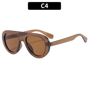 Nouvelles Lunettes de Soleil Tendance 2025 de Marques de Mode, Monture Complète en PC, Protection UV400, Style Aviateur Surdimensionné, Petite Monture, Logo Personnalisé, Designer Classique pour Hommes - Product Image 4