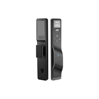 Cerradura Inteligente Electrónica Impermeable 6085/6590 con Reconocimiento Facial 3D, Palma de la Mano, Memoria en la Nube, Tarjeta SIM, para Puertas de Aluminio/Madera, App Tuya