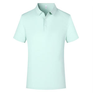 Polo à manches courtes, couleur unie, polyester respirant, pour usage quotidien, vêtements de travail, impression de logo personnalisé, uniforme de groupe, chemise culturelle - Product Image 4
