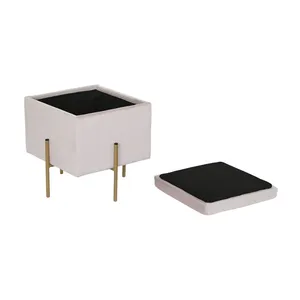 REPOSAPIES POLIESTER METAL 45X45X47 LARGE HAUT PROF TAPA - Product Image 4