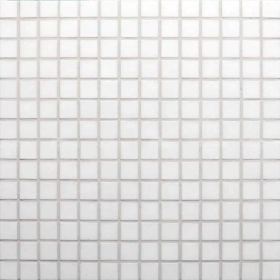 공장 직접 판매 욕실 스파 샤워 광장 모자이크 1 인치 핫멜트 무지개 빛깔의 유리 타일 Mosaico 수영장 화이트 타일