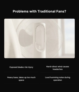 Ventilatore Senza Pale <span class=keywords><strong>Angelo</strong></span> AZ430 con Controllo Digitale Elettrico Meccanico, Rotante, per Casa e Hotel - Product Image 3